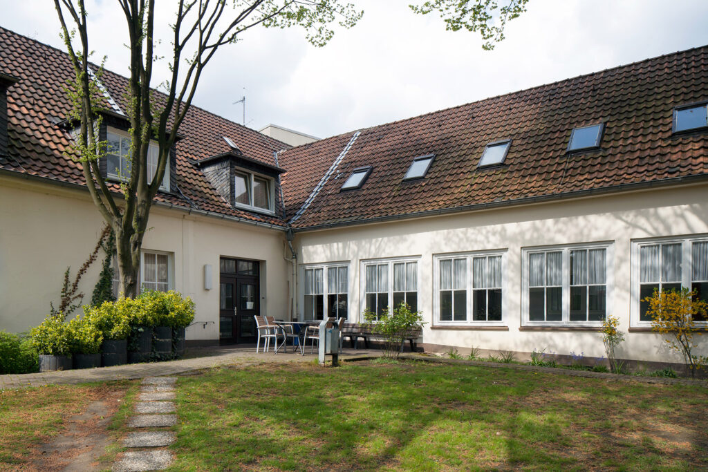 Der Eingangsbereich des Männerheim Grabenstraße.